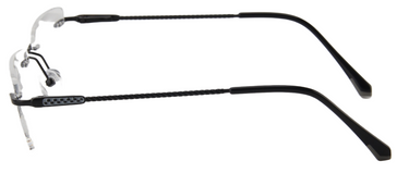 Men Urban Eyeglasses : Emi - Black - SpecSMART Eye Clinic (Side View)
